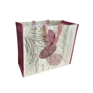 Полипропиленовая тканая сумка для покупок, Экологичная сумка для индивидуального дизайна, оптовая продажа, сделано во Вьетнаме, высокое качество
