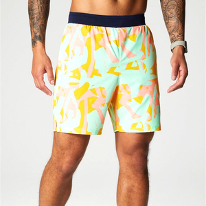 Pantalones cortos personalizables para correr para hombre, hechos en poliéster, sublimación, estilo informal de cintura media, diseño personalizado - Product Image 1