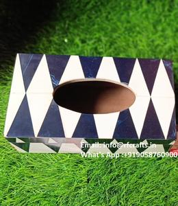 Caja de pañuelos de madera de alta calidad, caja de pañuelos decorativa para el hogar, artesanía ecológica para el hogar para la sala de estar - Product Image 2