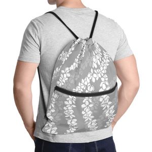 Personalización exclusiva MaileLei Culture Design Bolsa portátil de poliéster de gran capacidad con cordón para adultos y niños Imprimir bajo demanda - Product Image 2