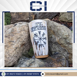 Cuerno para beber vikingo hecho a mano mejor pulido nuevo modelo de diseño precio al por mayor fabricante suministrado directamente para ocasiones de fiesta - Product Image 4