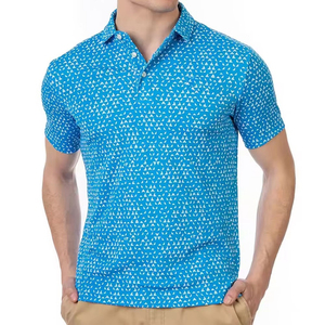 Polo en gros de qualité supérieure pour tenue décontractée 100% chemise en coton respirant grande taille polos à sublimation pour hommes - Product Image 1