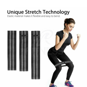 Non Slip Leather Elastic Hip Circle Booty <b>Bands</b> <b>Workout</b> Resistance <b>Bands</b> for Legs and Butt Exercise - Product Image 4
