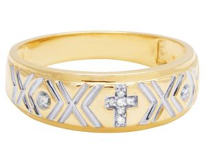 Bague de mariage en diamant Moissanite plaqué or jaune de style unique en argent 925 bijoux de mariage élégants pour femmes - Product Image 3