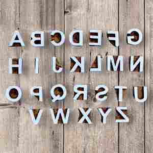 Sellos de Madera con Alfabeto para Manualidades, Sellos de Papel, Bloques de Impresión Textil, Sellos Tallados en Madera para Regalos - Product Image 4