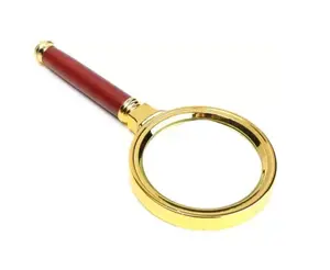 Gold Magnifier Glass Elegant For Reading Best Plated Finishing Design Completely Metal Design Magnifying Glass Cheap Price moq
