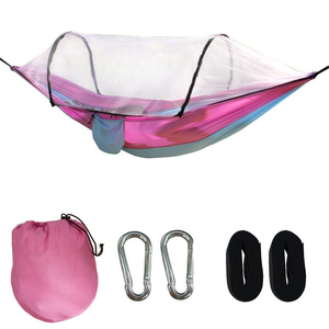 Tenda musim panas Anti nyamuk, tenda Hammock luar ruangan nilon lipat, tenda kamar tidur gantung satu kamar tidur jaring pembuka sendiri musim panas - Product Image 2