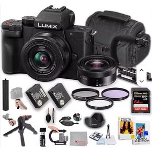 Vendedor Verificado de Cámara sin Espejo G100D con Lentes de 12-32 mm f/3.5-5.6 y Kit Básico (Negro) - Product Image 1