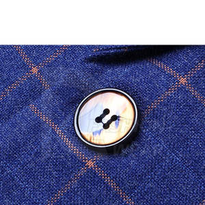 เบลเซอร์ลำลองเข้ารูปดีไซน์เนอร์สำหรับผู้ชายเสื้อนอกแฟชั่นฤดูใบไม้ผลิฤดูใบไม้ร่วงเสื้อเบลเซอร์ผู้ชายแบบใหม่ผ้าคอตตอนระบายอากาศได้ดี - Product Image 4