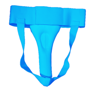 Protector Inguinal Femenino AZUL con Soporte, de Poliéster y Algodón, Antideslizante, para Artes Marciales, Kick Boxing, con Cintura Elástica - Product Image 2