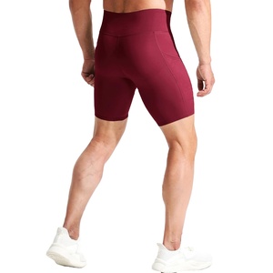Pantalones cortos de compresión para hombre, de moda, para entrenamiento en el gimnasio, deportes y ejercicio, con material flexible y precio al por mayor. - Product Image 1