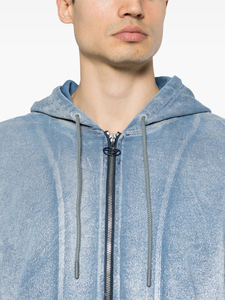 Sweat-shirts à capuche de haute qualité, à fermeture éclair, lourds, avec un design unique et élégant, imprimé d'hiver, épaules tombantes, vente en gros, personnalisés, effet délavé à l'acide - Product Image 6