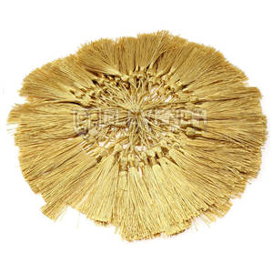 Embrasses de rideaux à franges en soie lavables en gros avec décoratifs pour vêtements en stock - Product Image 4