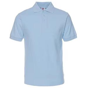 Meilleure qualité supérieure en gros hommes Polo T-shirts régulier 100% coton sans manches T-Shirt solide motif Jersey tissu avant - Product Image 2