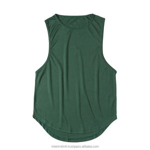 Camiseta sin mangas de verano para hombre, de secado rápido, transpirable, anti-UV, ecológica, con logo frontal, para correr, baloncesto, entrenamiento, holgada y a la moda. - Product Image 3