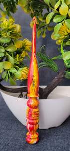 Crochet ergonomique en résine de bois 3mm 16mm taille différente poignée souple aiguille à tricoter pour le crochet meilleur cadeau - Product Image 4