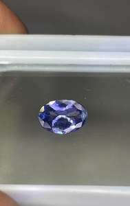 Vente en gros de pierres précieuses de tanzanite naturelle de haute clarté, coupe ovale, pierre en vrac pour la fabrication de bijoux en or et en argent - Product Image 2