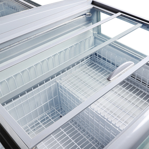 ตู้แช่เกาะทำจากแก้วสำหรับอาหารแช่แข็งในซูเปอร์มาร์เก็ต - Product Image 3