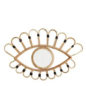 กระจกหวายตกแต่งผนังบ้านทำจากไม้หวายตกแต่งหลายรูปทรงงานหัตถกรรมแฮนด์เมด - Product Image 5