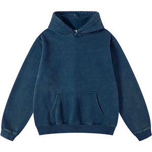 Jersey con capucha de gran tamaño para hombre, sudadera con capucha de algodón de felpa transpirable de peso pesado Vintage, perfecta para ropa de calle - Product Image 4