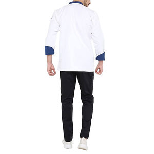 Uniforme de Chef Unisex Personalizable, Transpirable, 100% Algodón, de Alta Calidad para Restaurantes, Venta al Por Mayor - Product Image 2