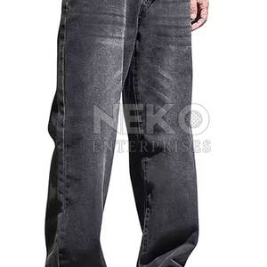 Nouvel arrivage de pantalons baggy pour hommes fabriqués au Pakistan couleur personnalisée 100% pantalons pour hommes lavés en coton - Product Image 1