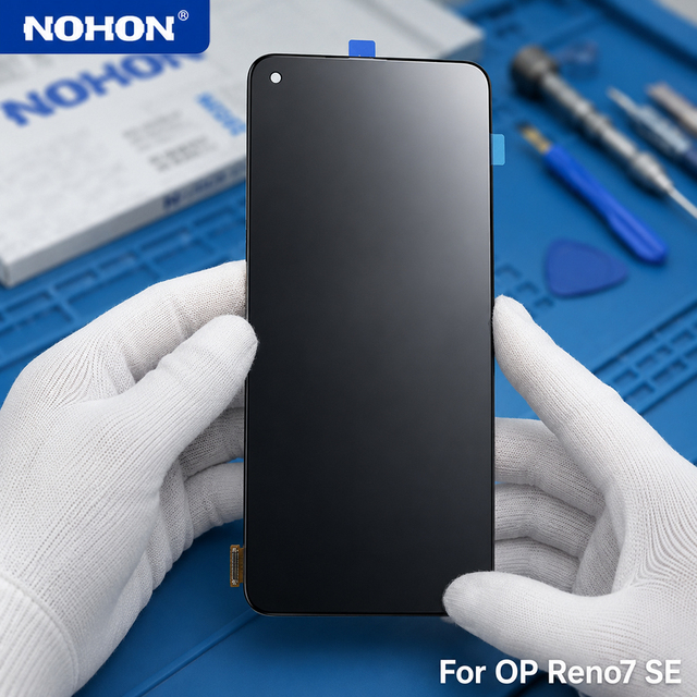 For OPPO Reno7 SE Mobile Phone LCD Display Touch Screen Digitizer Assembly NOHON HD 720P High Color Gamut Repair Parts Wholesale