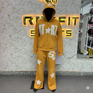 ชุดวอร์มมีซิปสำหรับผู้ชายชุดวอร์มสำหรับผู้ชายดีไซน์ใหม่มีเอกลักษณ์ติดป้ายยี่ห้อส่วนตัวได้ตามต้องการ - Product Image 1