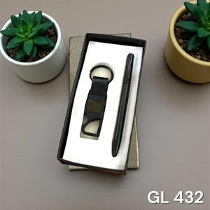 Stylo métallique 2 en 1 de luxe, porte-clés, qualité supérieure, papeterie de bureau, prix compétitifs pour un coffret cadeau d'affaires de Noël - Product Image 5