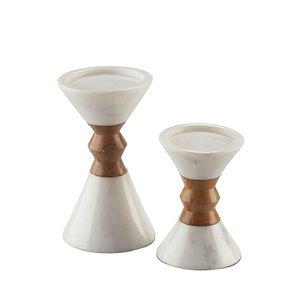 <b>Unique</b> Style Wooden Candle Holder New Style Candle Stand Set for Fancy Wedding Dinnerware Table Decor Candle Pot - Product Image 2