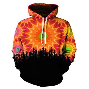 Venta al por mayor sublimación pulóver Logotipo de impresión de gran tamaño con capucha personalizado Puff sudadera personalizada hombres sudaderas con capucha - Product Image 1