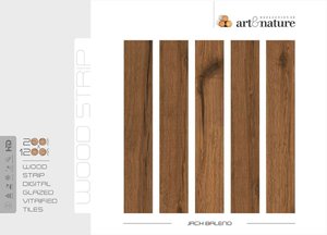 Carrelage de sol en porcelaine intégrale avec texture en bois massif de haute qualité 200*1200mm pour carrelage d'intérieur de salon - Product Image 5
