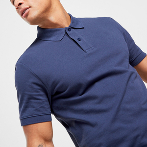 Camisa de Golf Personalizada de Alta Calidad para Hombre, Hecha en Pakistán, Tejido Sólido 100% Algodón, Transpirable, Manga Corta - Product Image 2