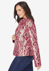 Nouvel arrivage de vestes de haute qualité respirantes en cuir véritable pour femmes personnalisées tricotées à bas prix en vrac quantité mode - Product Image 2