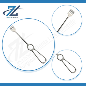 Retractor Ballance (Volkmann) de Alta Calidad, 203 mm de Largo, 6 Puntas, Manual, de Acero Inoxidable, Instrumentos Quirúrgicos con Certificación CE, General - Product Image 4
