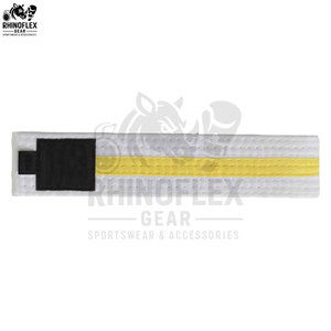 เข็มขัดเทควันโดคุณภาพพรีเมียม โลโก้สั่งทำ ผ้าฝ้าย เอวสูง สวมใส่สบาย ระบายอากาศได้ดี สำหรับทุกเพศ น้ำหนักเบา ดีที่สุด - Product Image 4