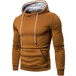 Sudaderas con Capucha Casuales de Invierno para Hombre, Personalizadas con Estampado, Forro Polar Grueso, 100% Algodón/Poliéster, Diseño Liso Teñido, Nuevo - Product Image 1