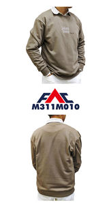 Sweat-shirt universitaire classique en chocolat au lait à manches longues - Product Image 2