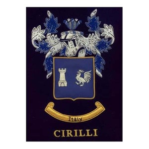 Escudo familiar Brazos Banner Lingote Alambre Encaje Bordado a mano Personalizado Estilo clásico Marco Insignias - Product Image 2
