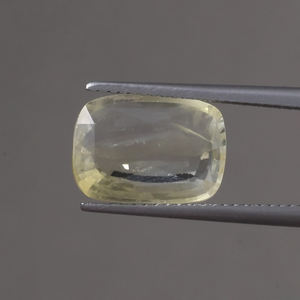 พลอยหลวมไพลินสีเหลืองธรรมชาติ | ได้รับการรับรองจาก IGI เกรด AAA เบาะตัดขนาด13X9.5มม. 5กะรัตเครื่องประดับชั้นดี - Product Image 1