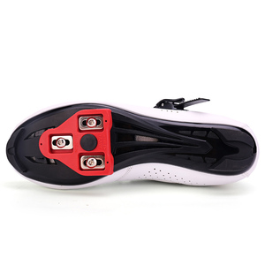 Chaussures de vélo compatibles avec le vélo <span class=keywords><strong>Peloton</strong></span>, respirantes, légères, en similicuir, pour le cyclisme en salle/extérieur, chaussures de spinning Delta - Product Image 3