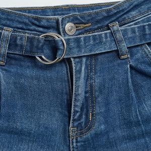 Premium Quality Cotton Customized High Street Wear Distressed <b>Baggy</b> Washed Loose Customized Color Denim <b>Jeans</b> <b>Women</b> Mid Plus - Product Image 4