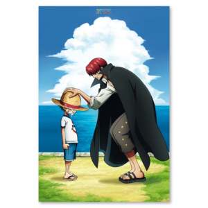 For One Piece Anime <b>Poster</b> Shanks & Luffy - Product Image 1