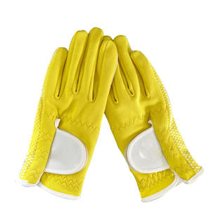 Vente directe d'usine Gants de golf Cabretta Gants de golf pour femmes en cuir avec logo personnalisé pour accessoires de golf - Product Image 3