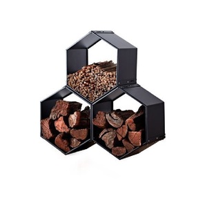 Conteneur de bois de chauffage minimaliste décoratif de vente fraîche pour l'intérieur ou l'extérieur porte-bûches boîte de rangement de bois de chauffage taille personnalisée - Product Image 6
