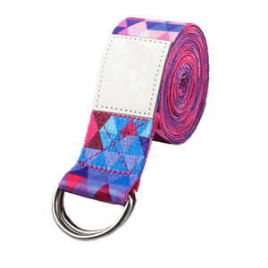 Custom Logo High Quality Adjustable Yoga Belt <b>Strap</b> Cotton and Nylon Printed Customized Fitness and Exercise <b>Carry</b> Yoga <b>Strap</b> - Product Image 1