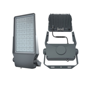 Commercial Solar Flood Lights 500W Solar Flood Light with Pole Mount <b>Bracket</b> for Street Parking Area - Product Image 2