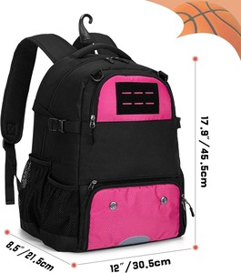 Sac à dos de sport décontracté avec doublure Oxford, logo personnalisé, poche d'école, imperméable, capacité de 20 à 37 L, design unisexe - Product Image 4