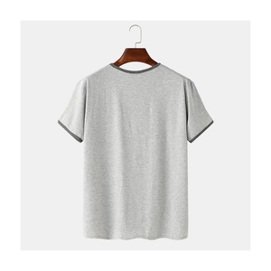 T-shirt basique personnalisé pour homme, en coton, coupe ample, tissu doux, haute qualité, fournisseur OEM - Product Image 5