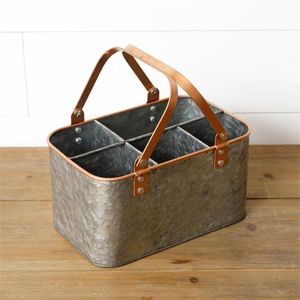 wholesale galvanized metal hanging <b>planter</b> for indoor outdoor balcony succulent <b>planter</b> <b>large</b> flower hanger <b>planter</b> - Product Image 5